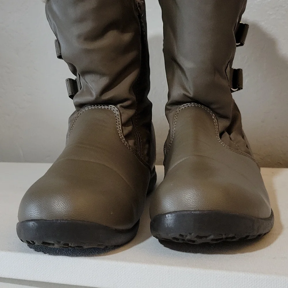 TOTES Winter Faux Fur Manmade Materials Boots 5.5M